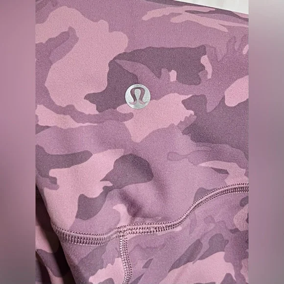 Lululemon High Rise Align Pant II 25" Activewear Yoga Workout Gym Leggings Camo - Picture 10 of 12